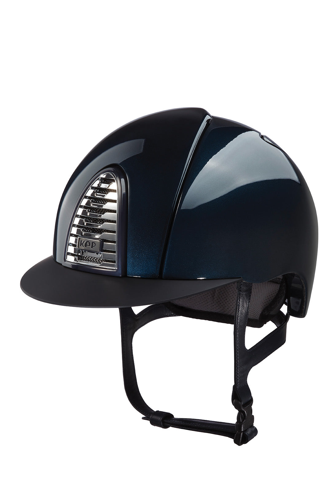 blue chrome motorcycle helmet KEP Italia Cromo 2.0 Shine Blue Chrome Frame – Snaffeur Equestrian
