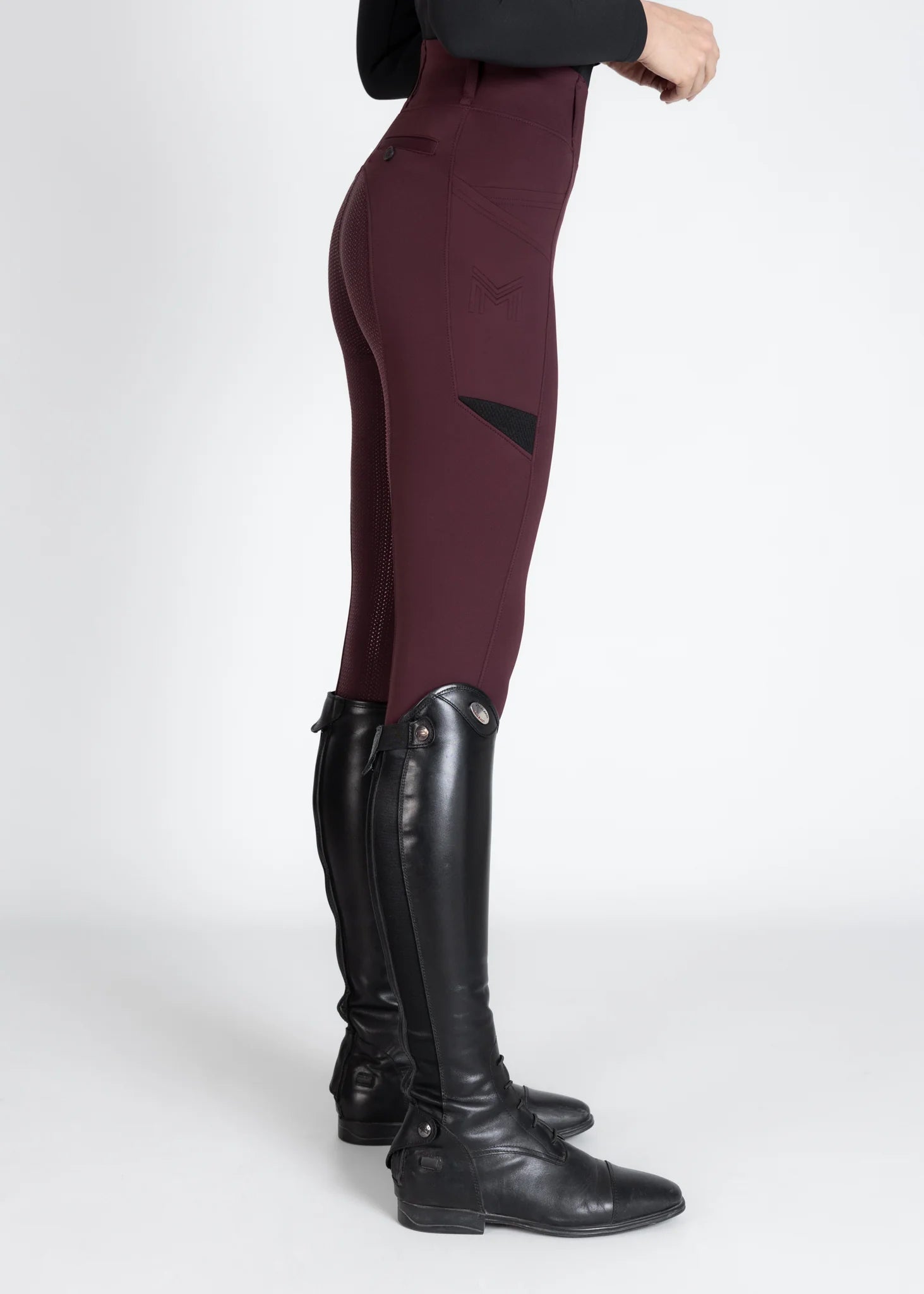 Tech Riding Leggings (Burgundy)