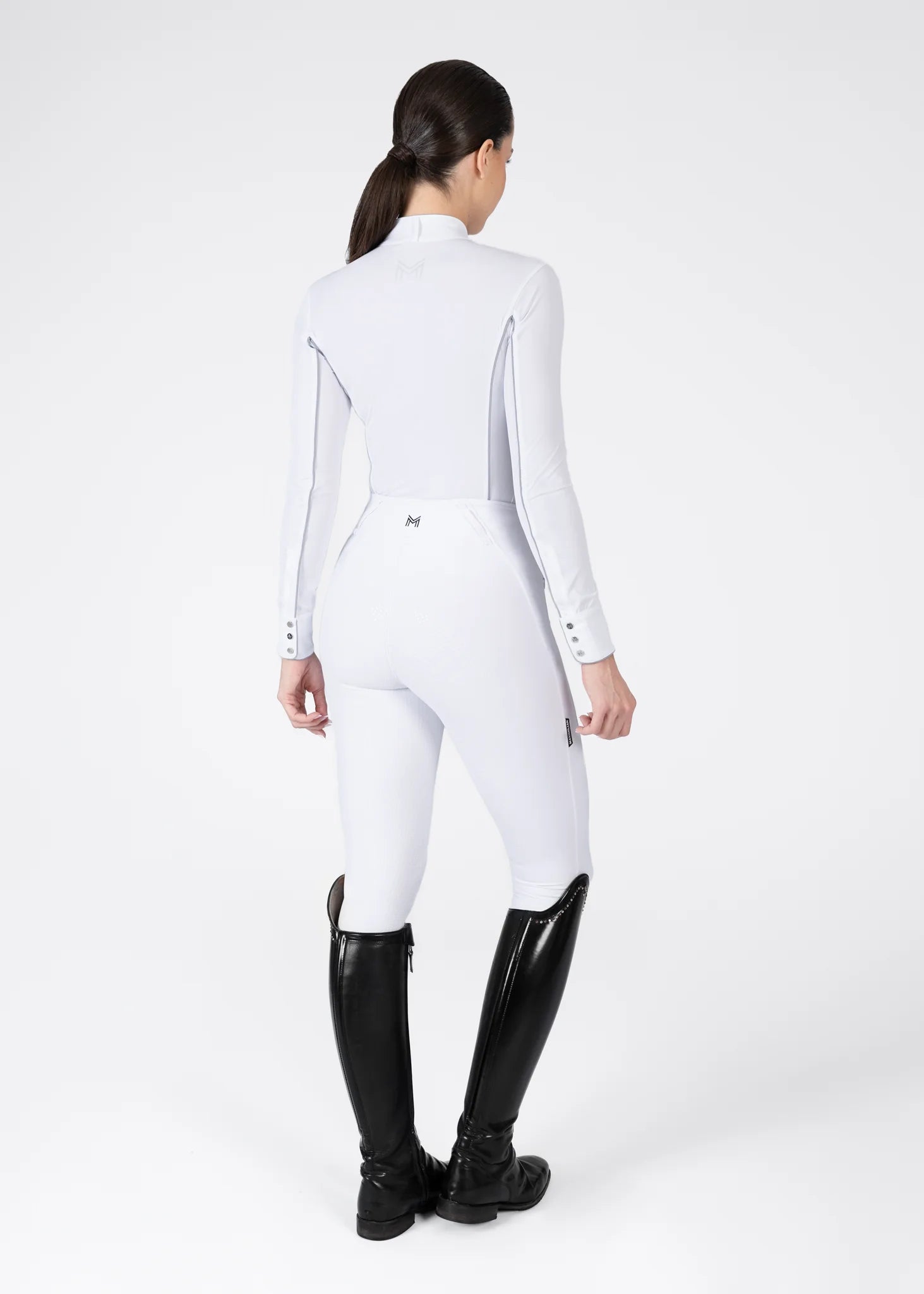 Nova Long Sleeve Show Shirt (White)