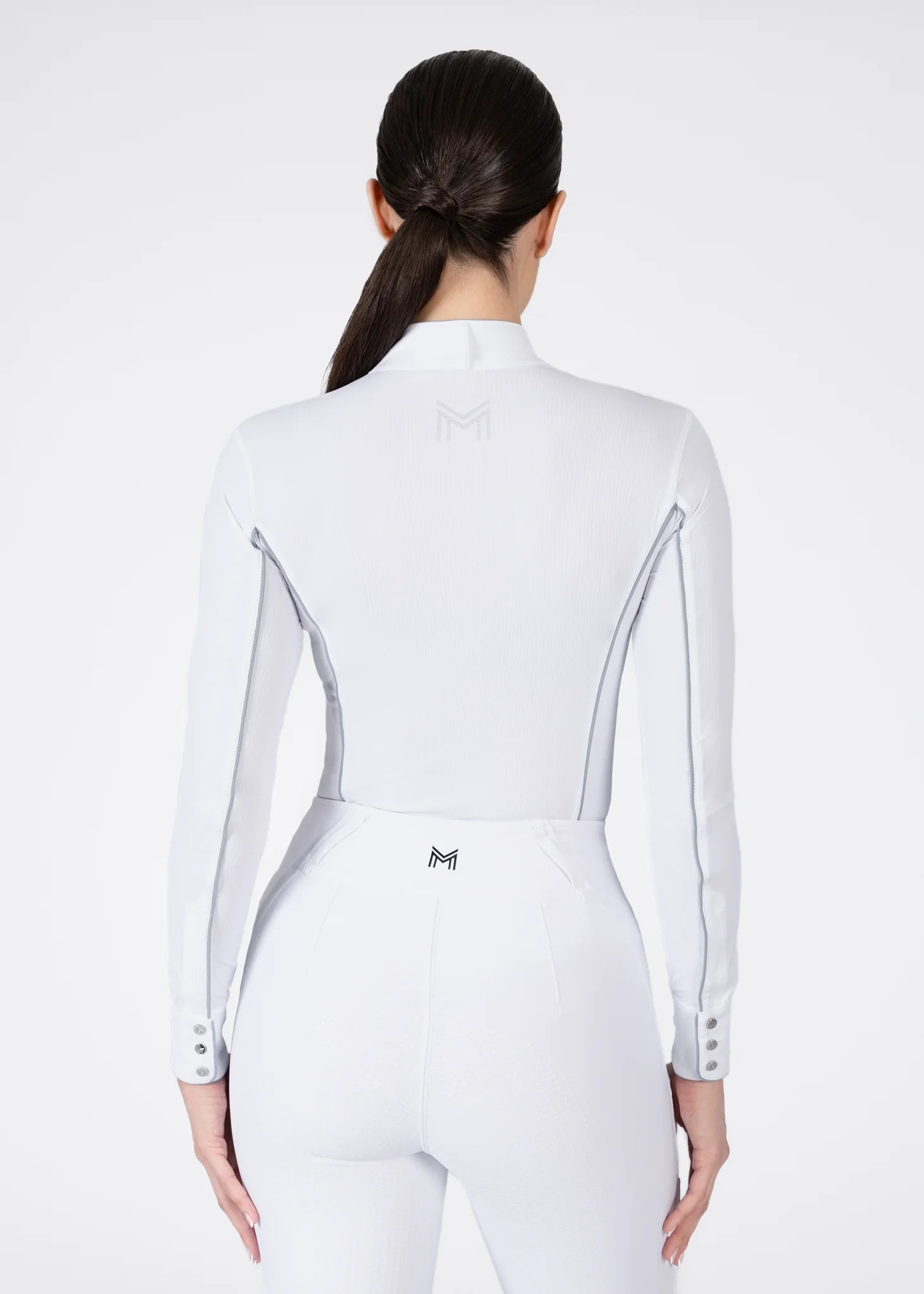 Nova Long Sleeve Show Shirt (White)