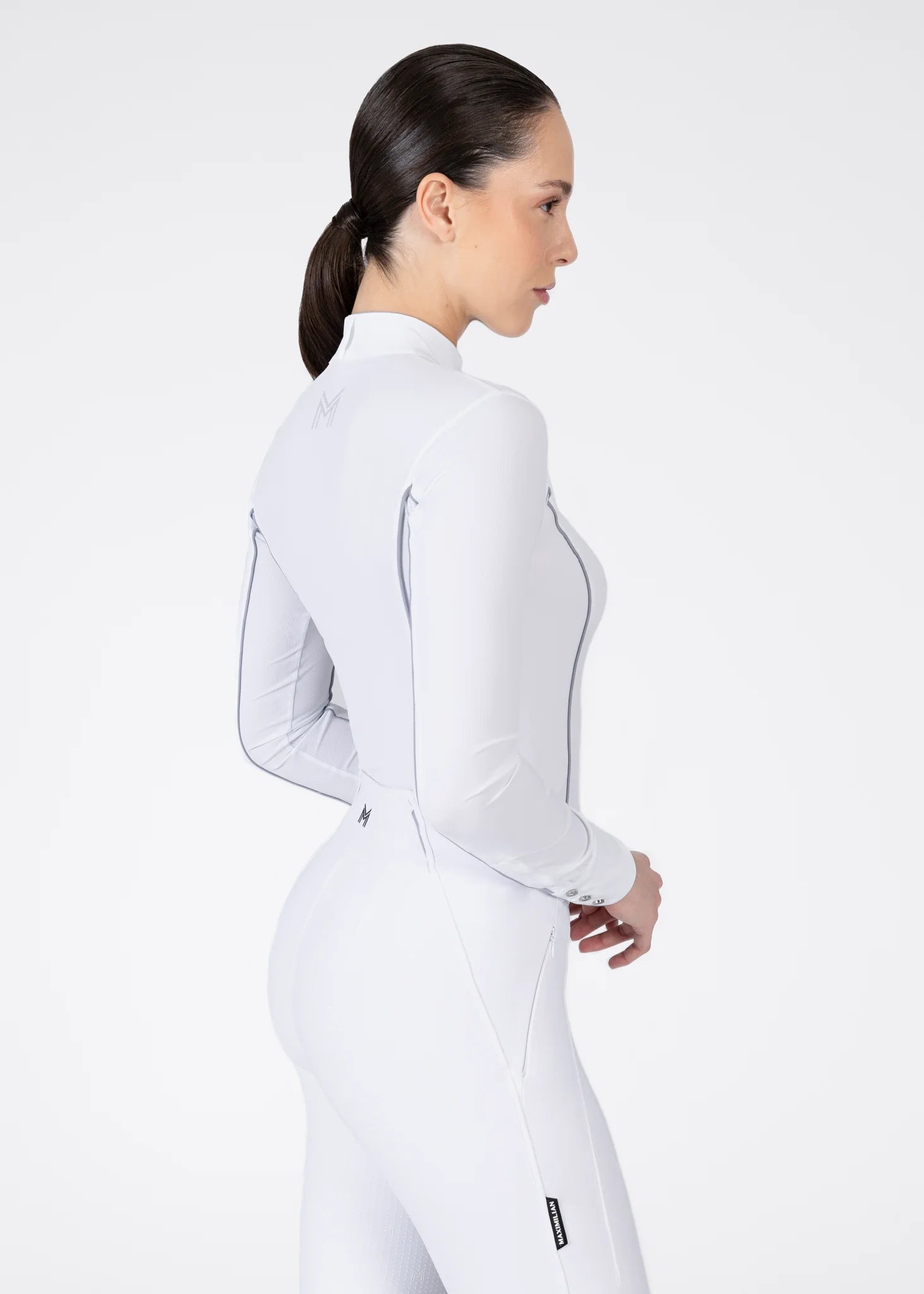 Nova Long Sleeve Show Shirt (White)