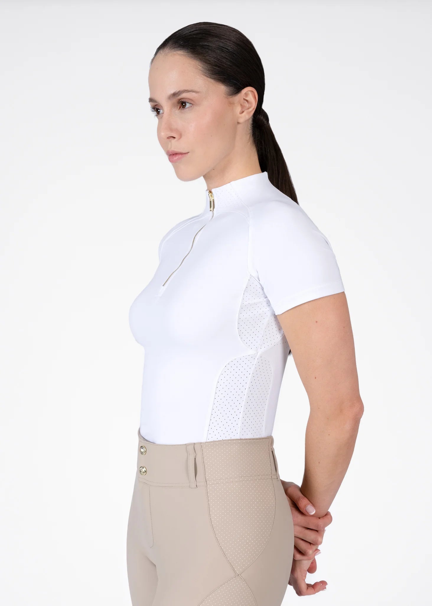 Aero Short Sleeve Base Layer (White)