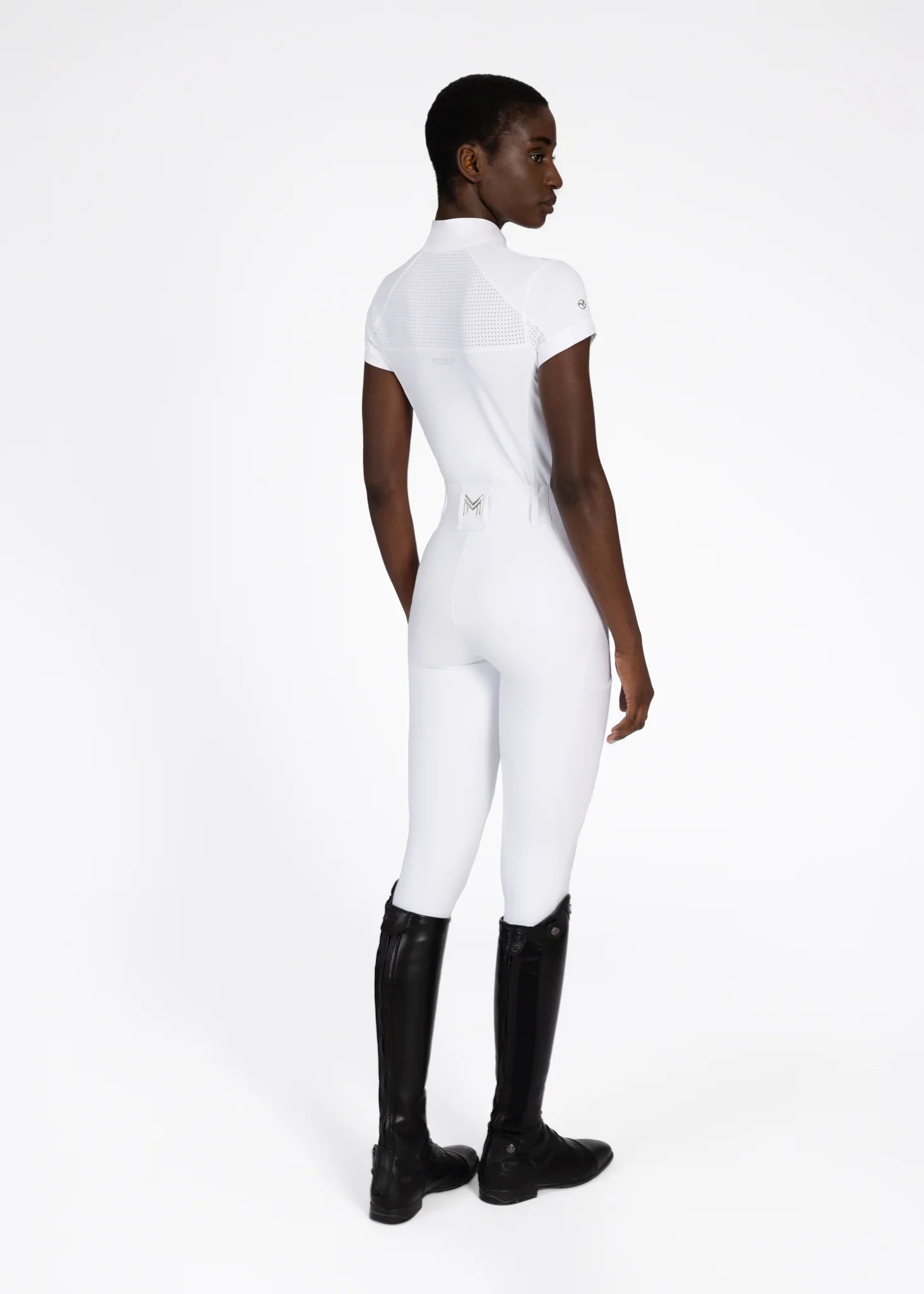 Aveen Short Sleeve Show Shirt (White)