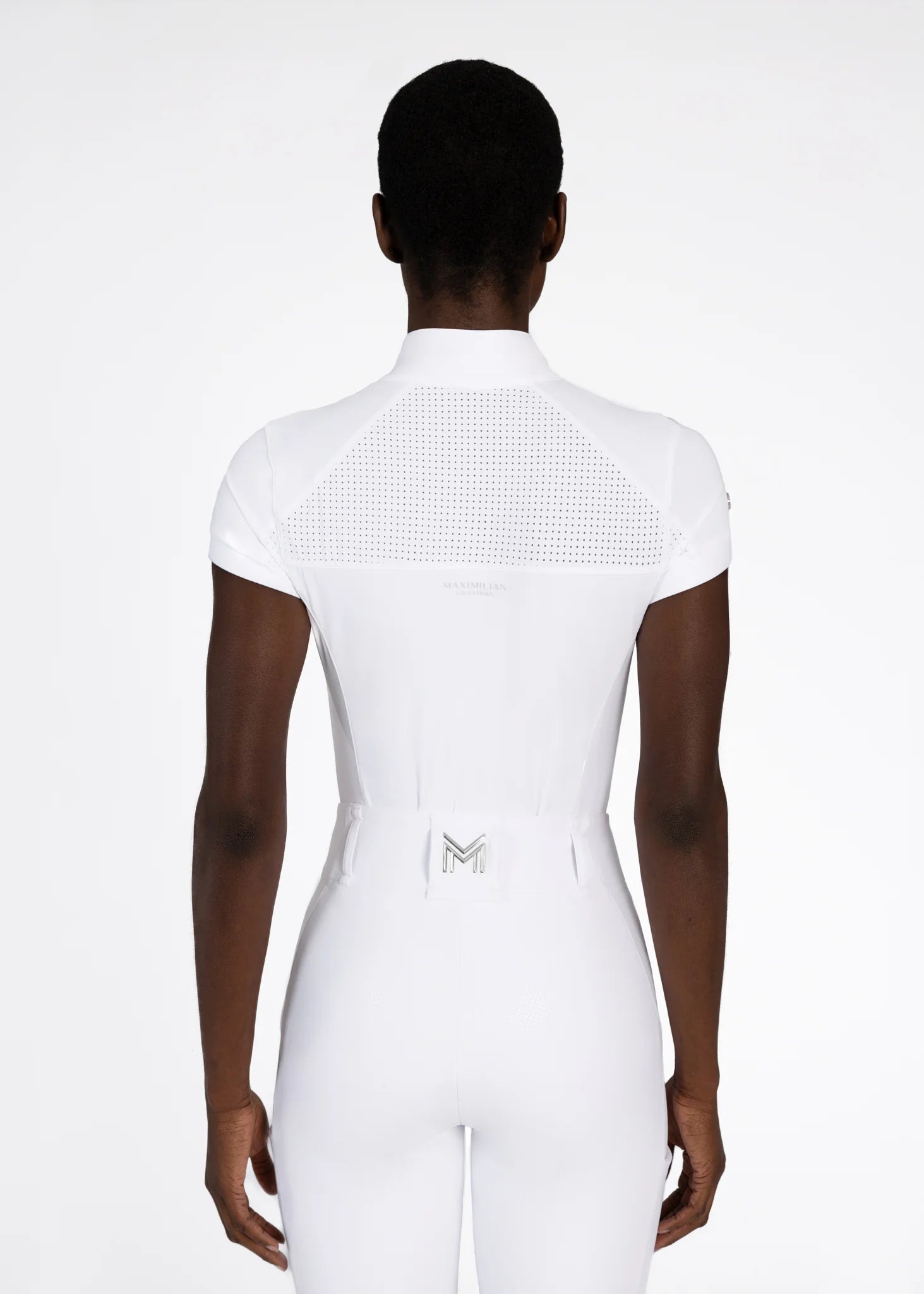 Aveen Short Sleeve Show Shirt (White)