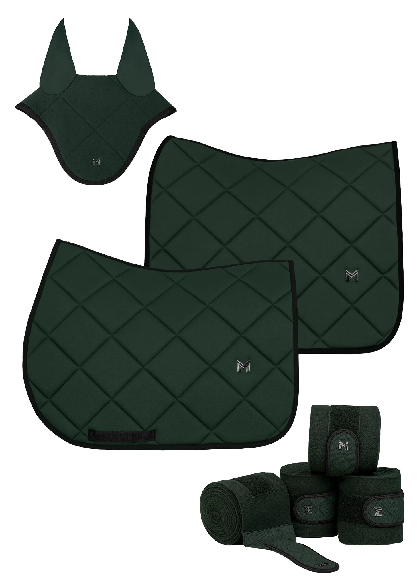 Crew Dressage Saddle Pad (Hunter Green)