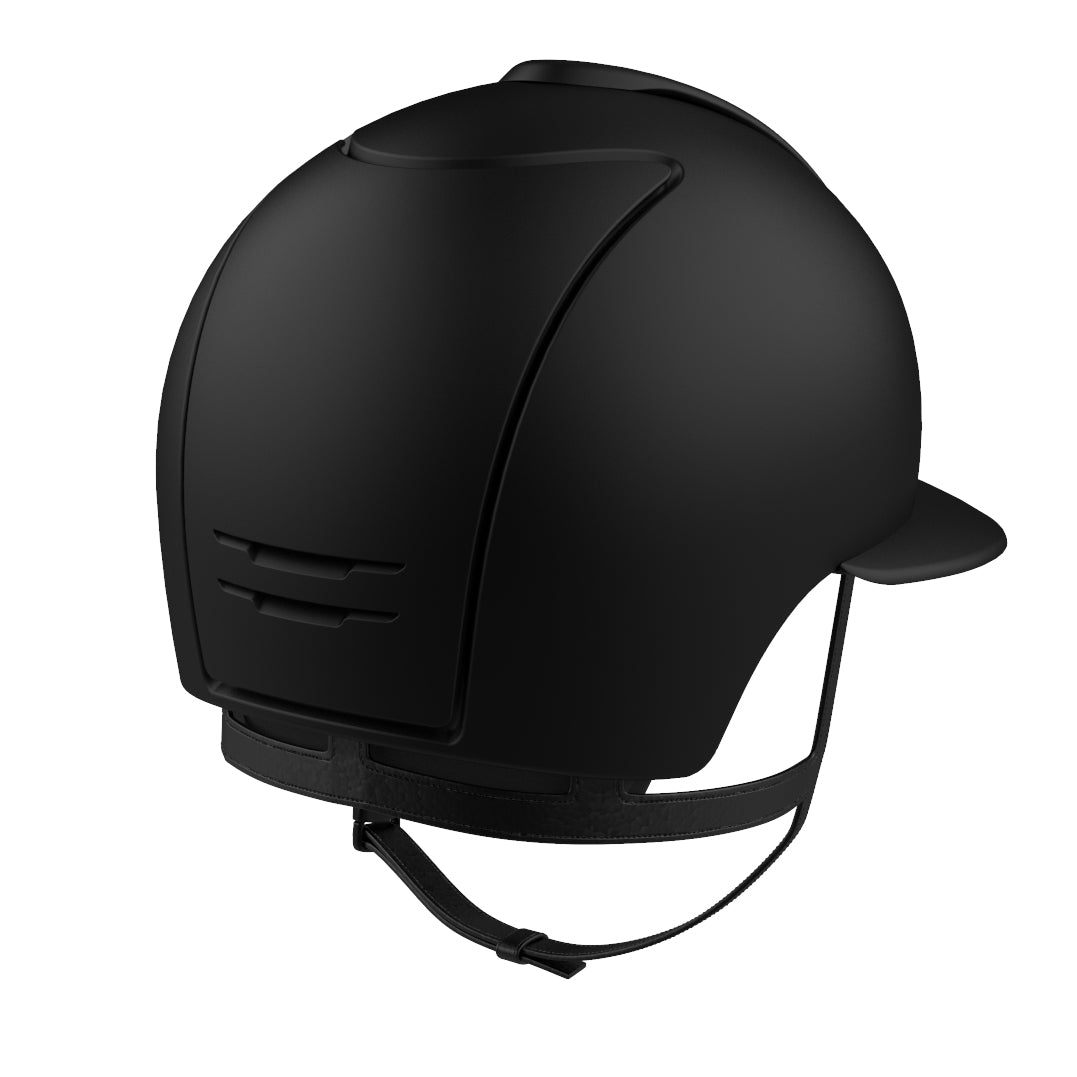 KEP Italia Cromo 2.0 Matt Black Front Insert Glitter Polo Visor