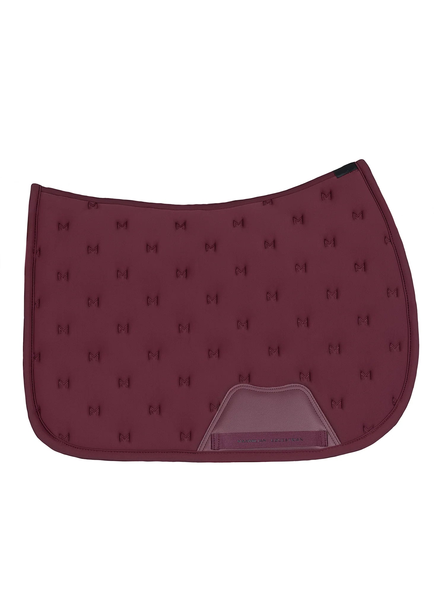 Stamp Jumping Saddle Pad (Burgundy)