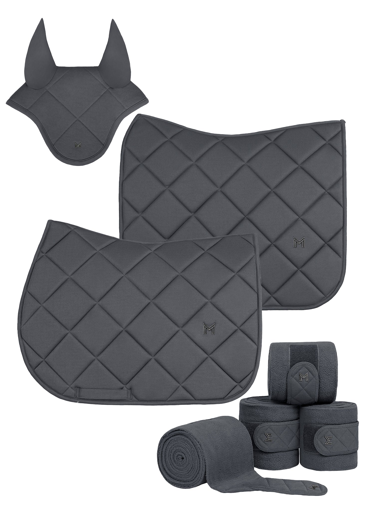 Crew Jumping Saddle Pad (Graphite)