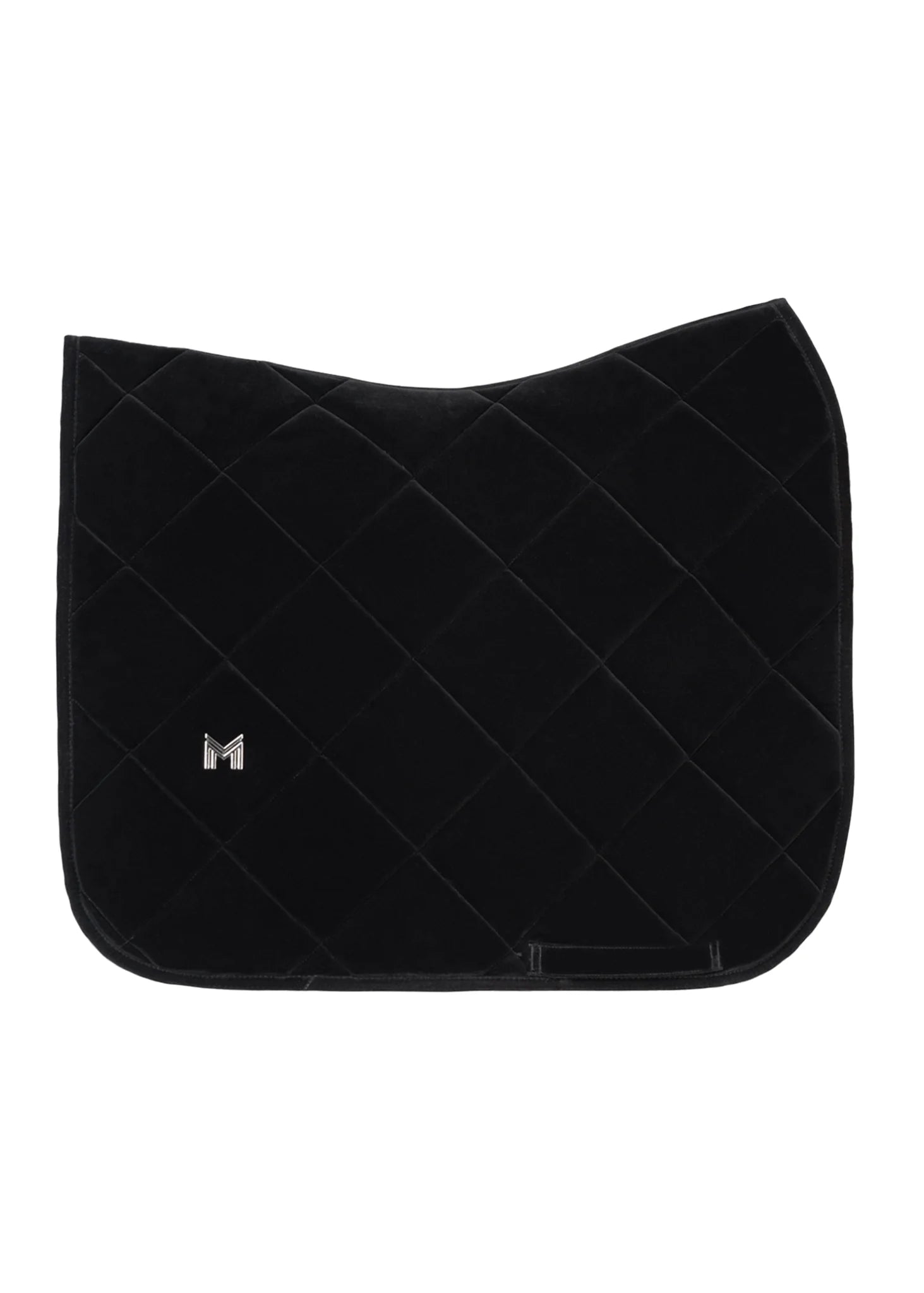 Velvet Dressage Saddle Pad (Black)