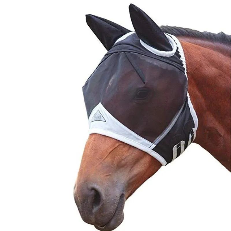 Equine Breathable Fly Mask with Ear Protection