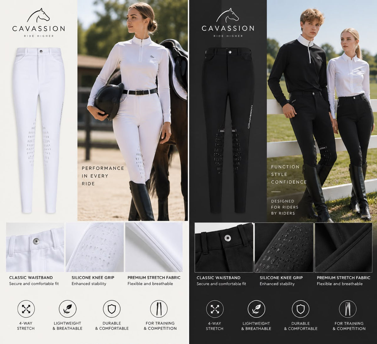 Cavassion Half Silicone Breeches