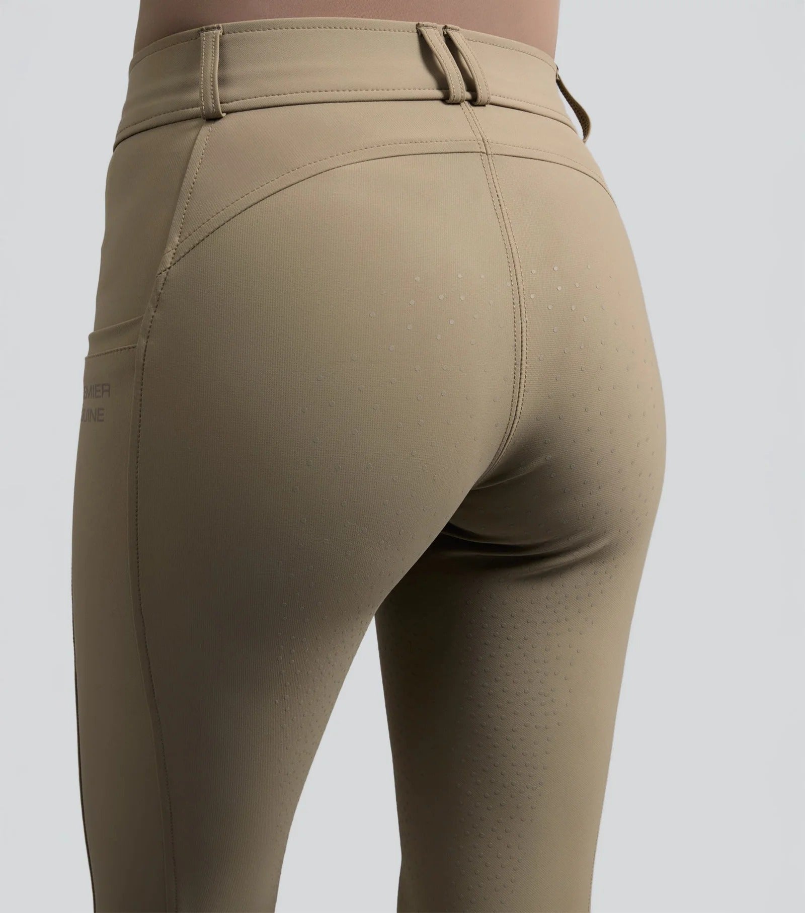Salento Womens Full Seat Riding Breeches Timberwolf
