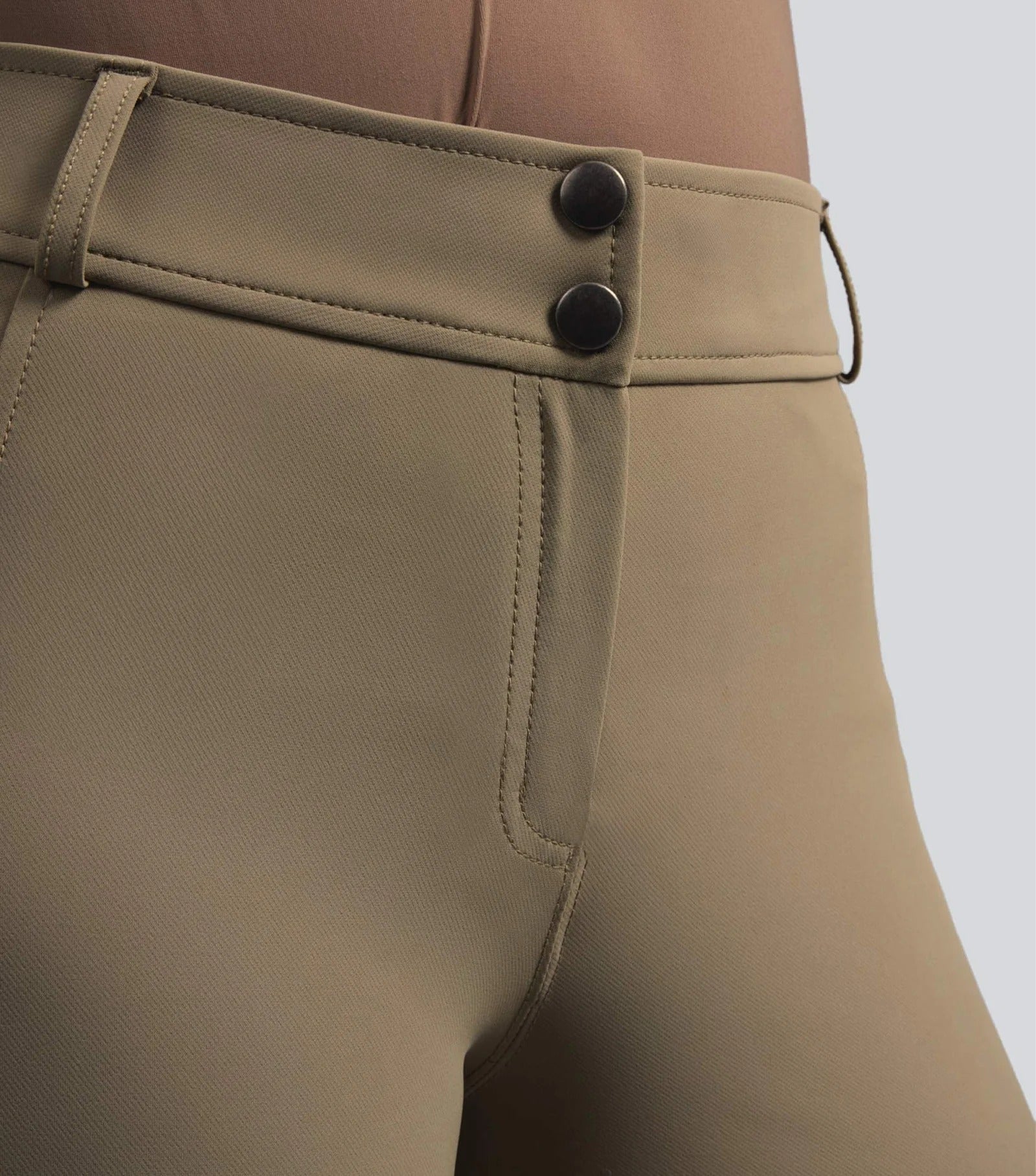 Salento Womens Full Seat Riding Breeches Timberwolf