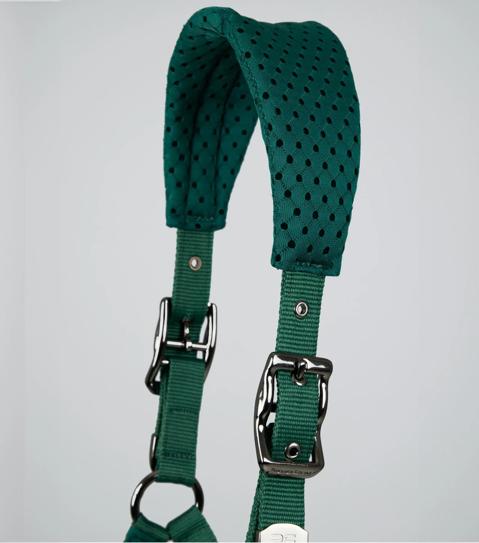 Necto 3D Mesh Head Collar with Lead Rope Green