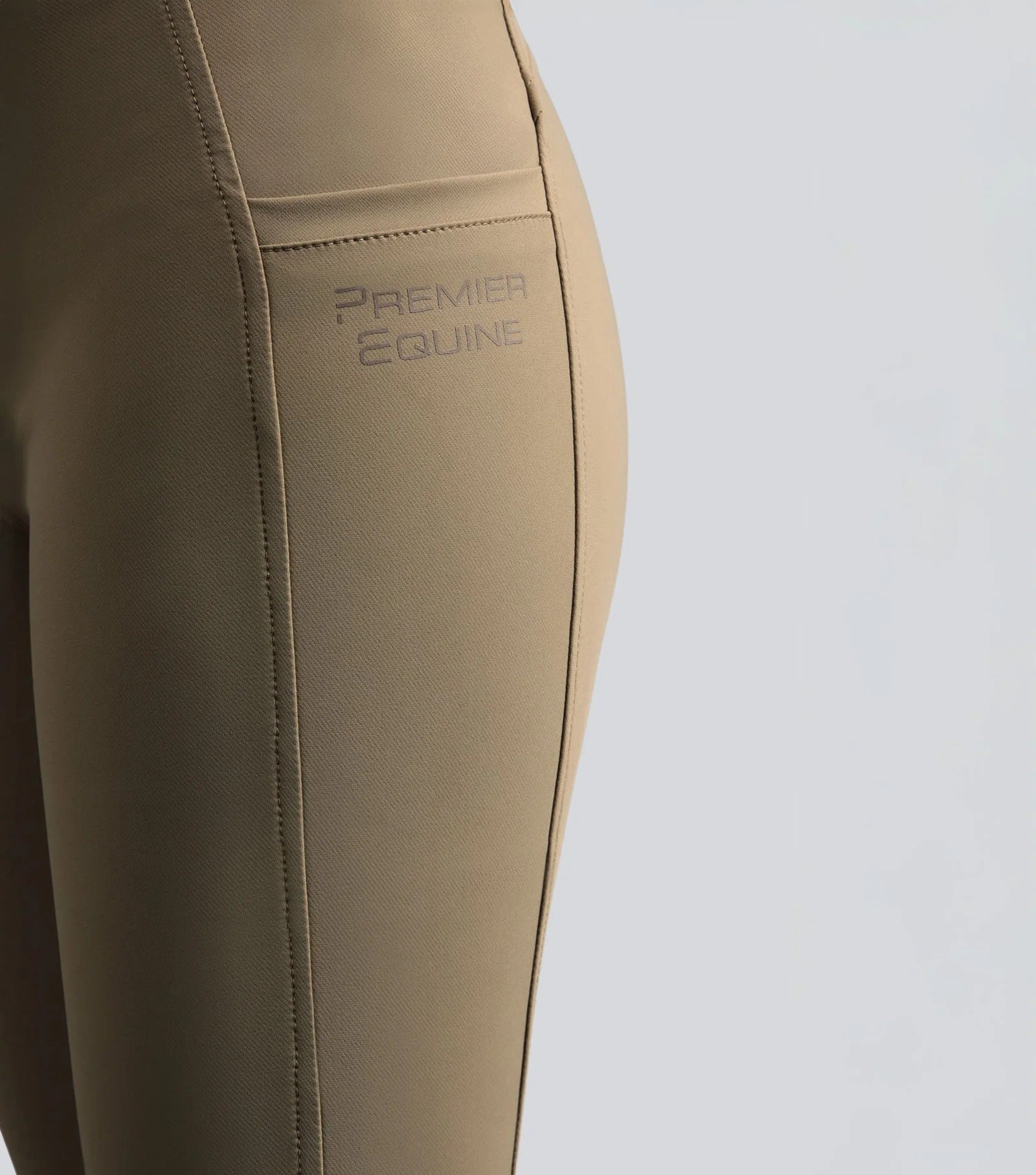 Salento Womens Full Seat Riding Breeches Timberwolf