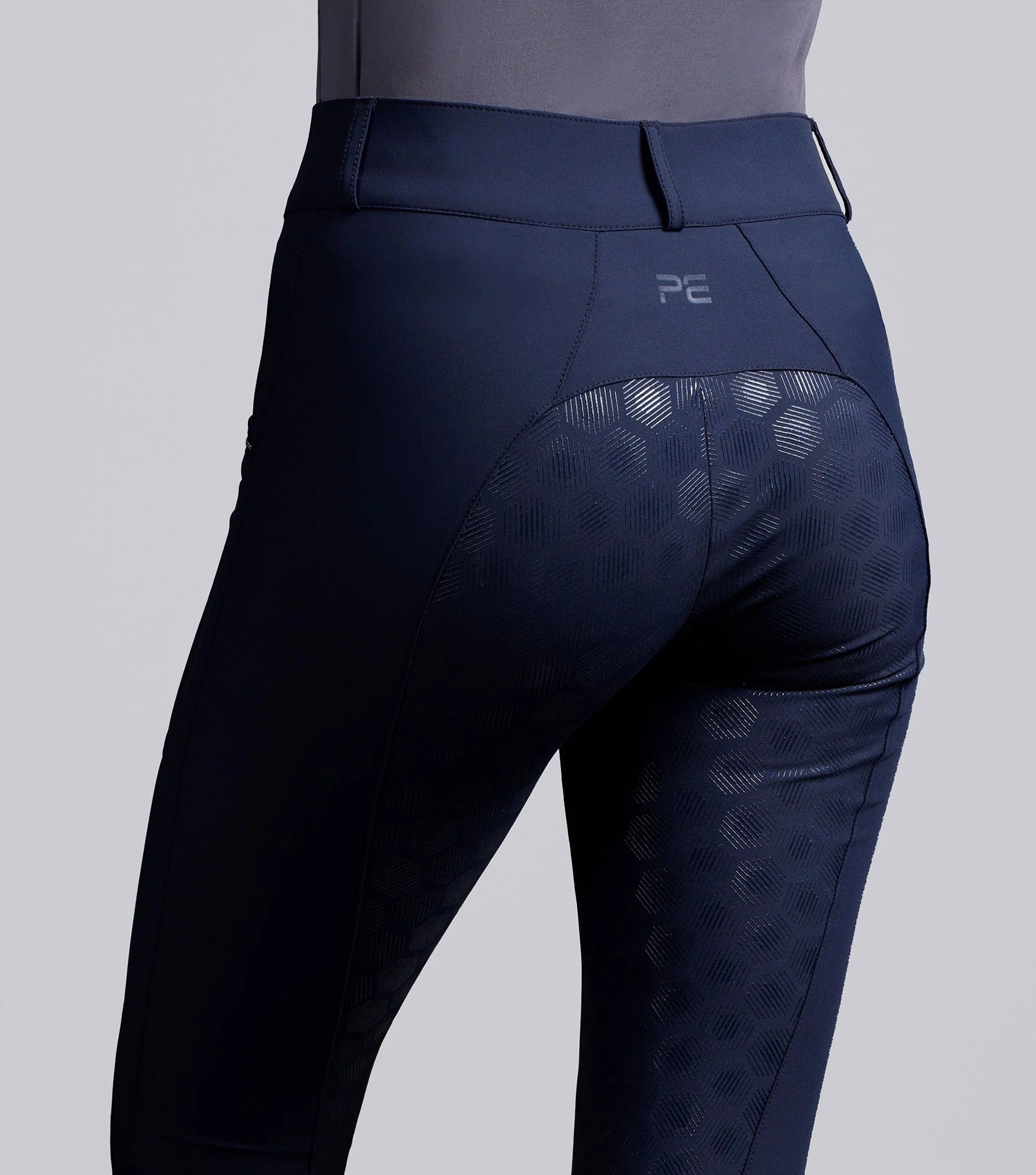 Ofena Womens Full Seat Riding Breeches Navy