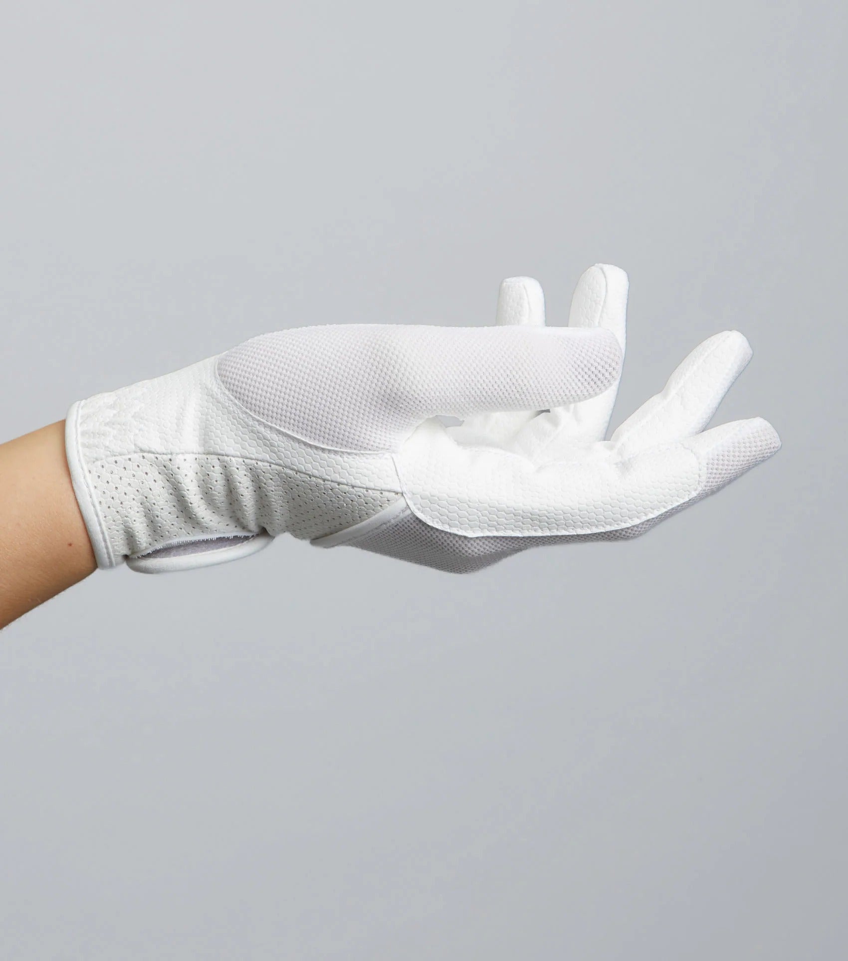Presa Mesh Competition Riding Gloves White