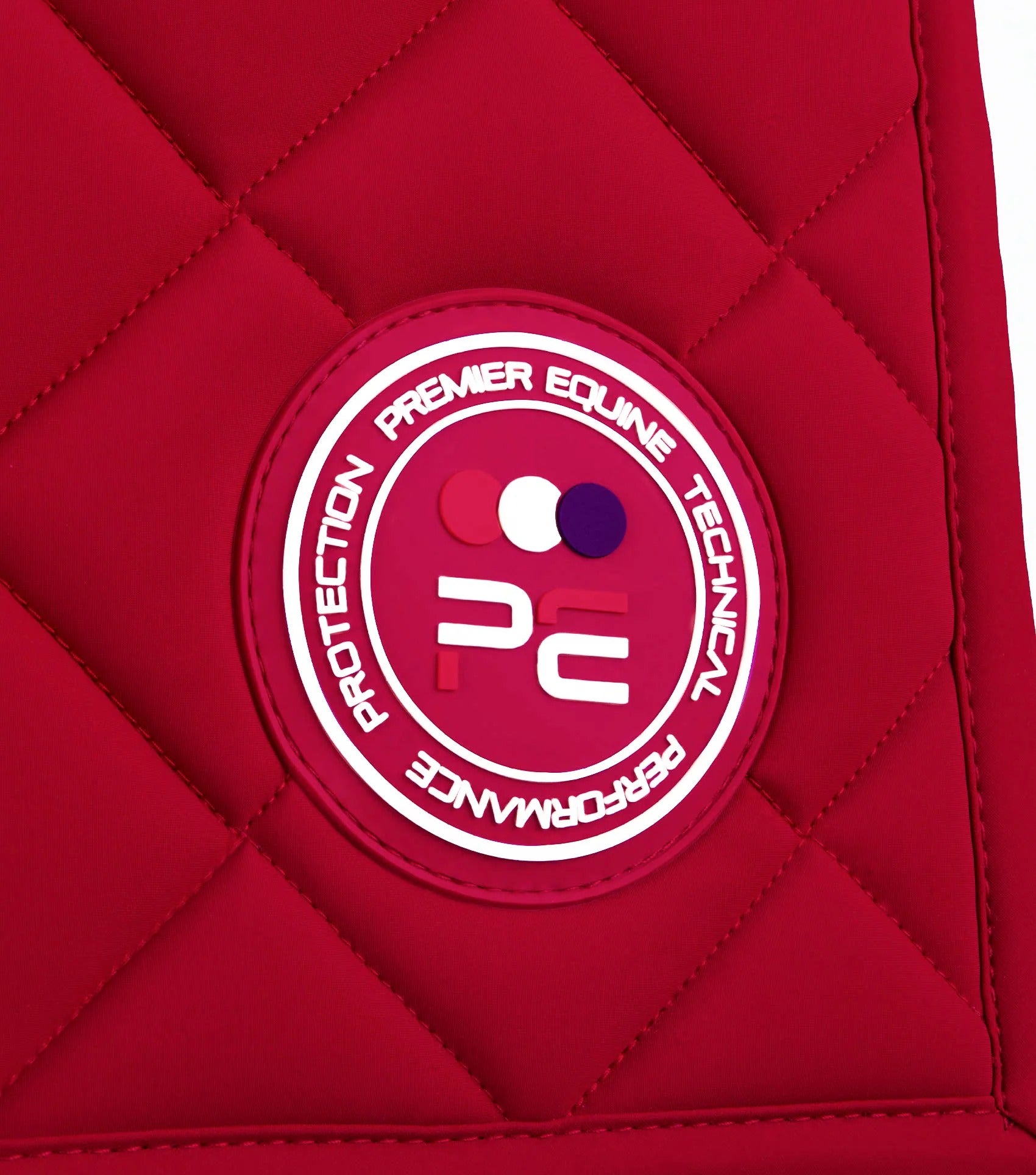 Atlas Close Contact Dressage Square Red