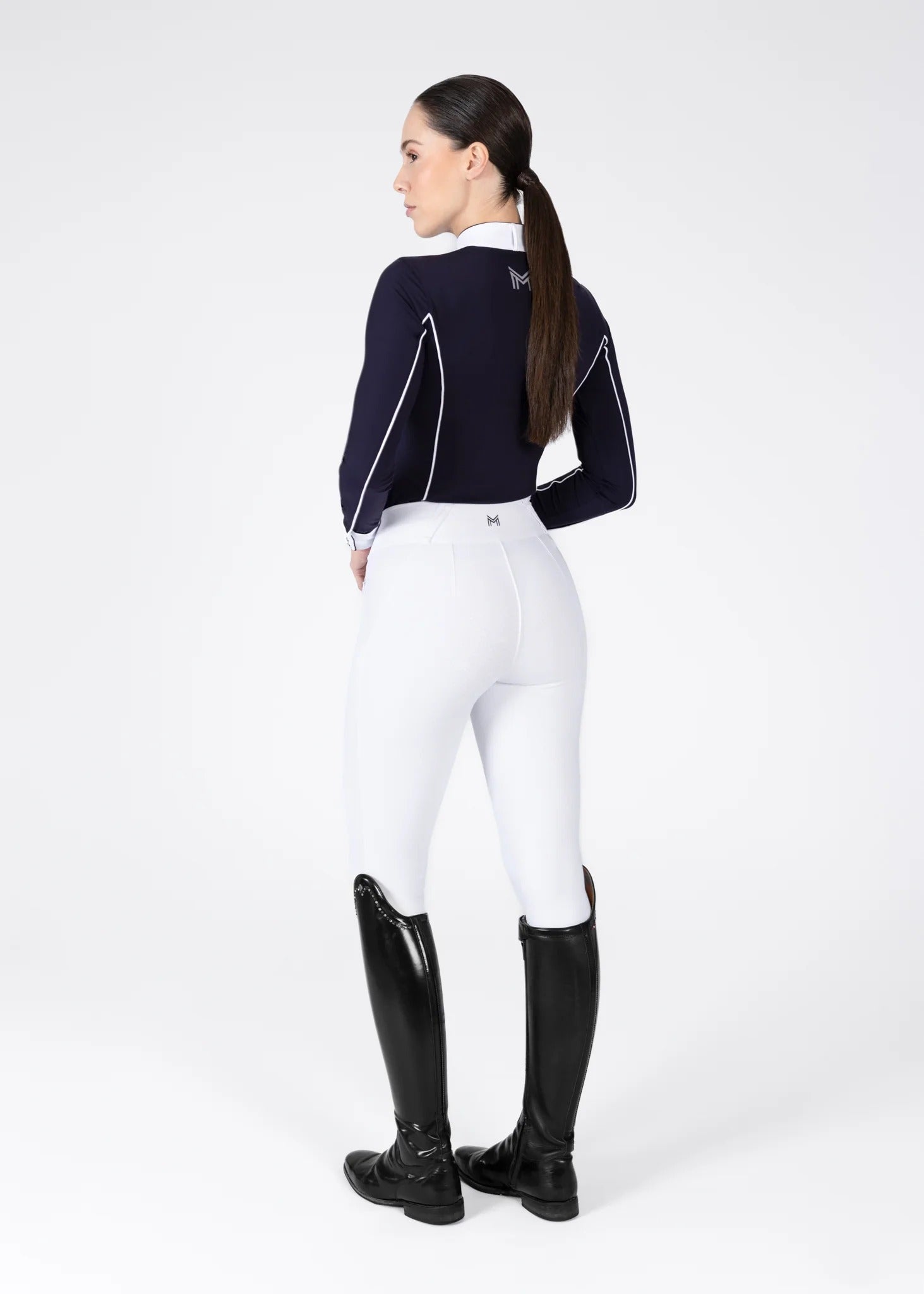 Nova Long Sleeve Show Shirt (Navy)